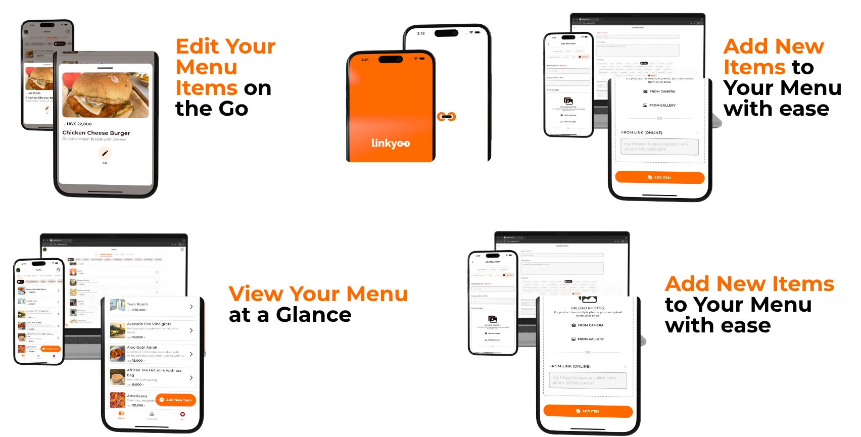 Linkyoo Digital Menu Preview