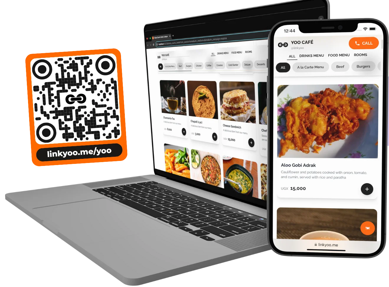 Linkyoo Digital Menu Preview